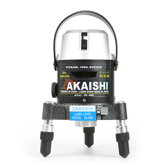 아카시(AKAISHI) 레이져레벨기(수직,수평.천장,바닥,리모콘) (DL-660R)