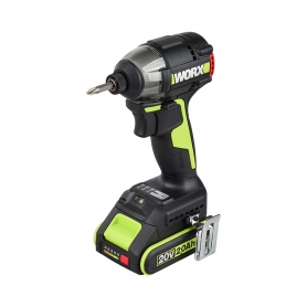 웍스 충전임팩드라이버 WU292DS (20V/2.0AH*2,BL)