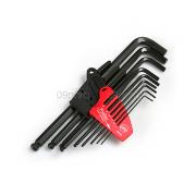 독일 이화 육각렌치세트 SB369S9B 롱9P 6각렌치 복스렌치 볼렌치 L렌치 조립수리 이하 WIHA 독일제작