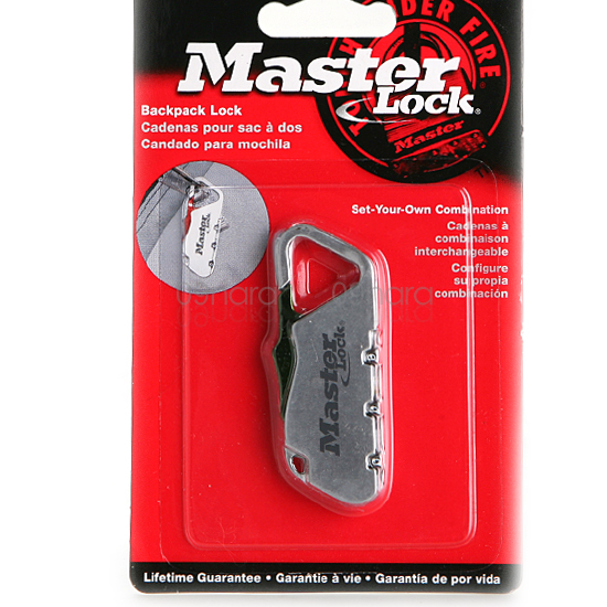 미국 마스터락(MASTER LOCK) 카라비너 번호열쇠.자물쇠.키 (1554D)