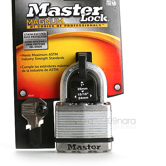 미국 마스터락(MASTER LOCK) 안전열쇠(8각) 자물쇠.키.절단방지 (M5)