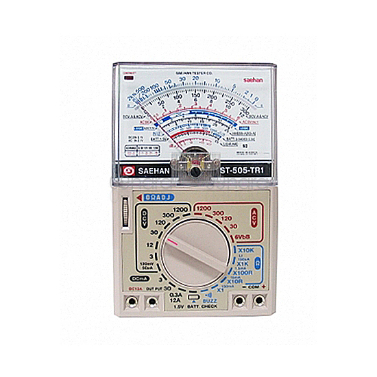 국내 새한계기 테스터기(AC.DC.저항.부져) 계측기.측정기/ST-505TR-공구나라 (ST-505TR)