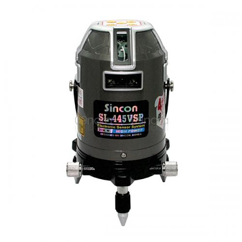 신콘(SINCON) 레이져레벨기 SL-445VSP(4배밝기.전자센서)-레이져수평.수직.천장.바닥