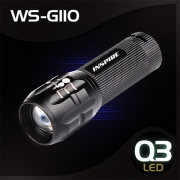 국내 우신(WS) LED랜턴 WS-G110 (10와트) 줌기능렌턴.줌라이트.후레쉬.손전등.등산.낚시 (공구나라)