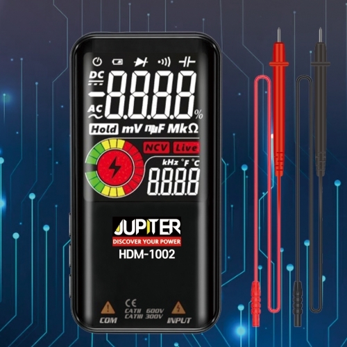 주피터 멀티 테스터기 1002 디지털만능 검전기 접지 전기 메가 전압측정기 절연저항 전류