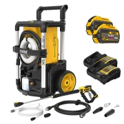 디월트 20V 무선 고압세척기 세트 DCMPW1600Y2 충전 세차기 휴대용 가정용 12A배터리2개